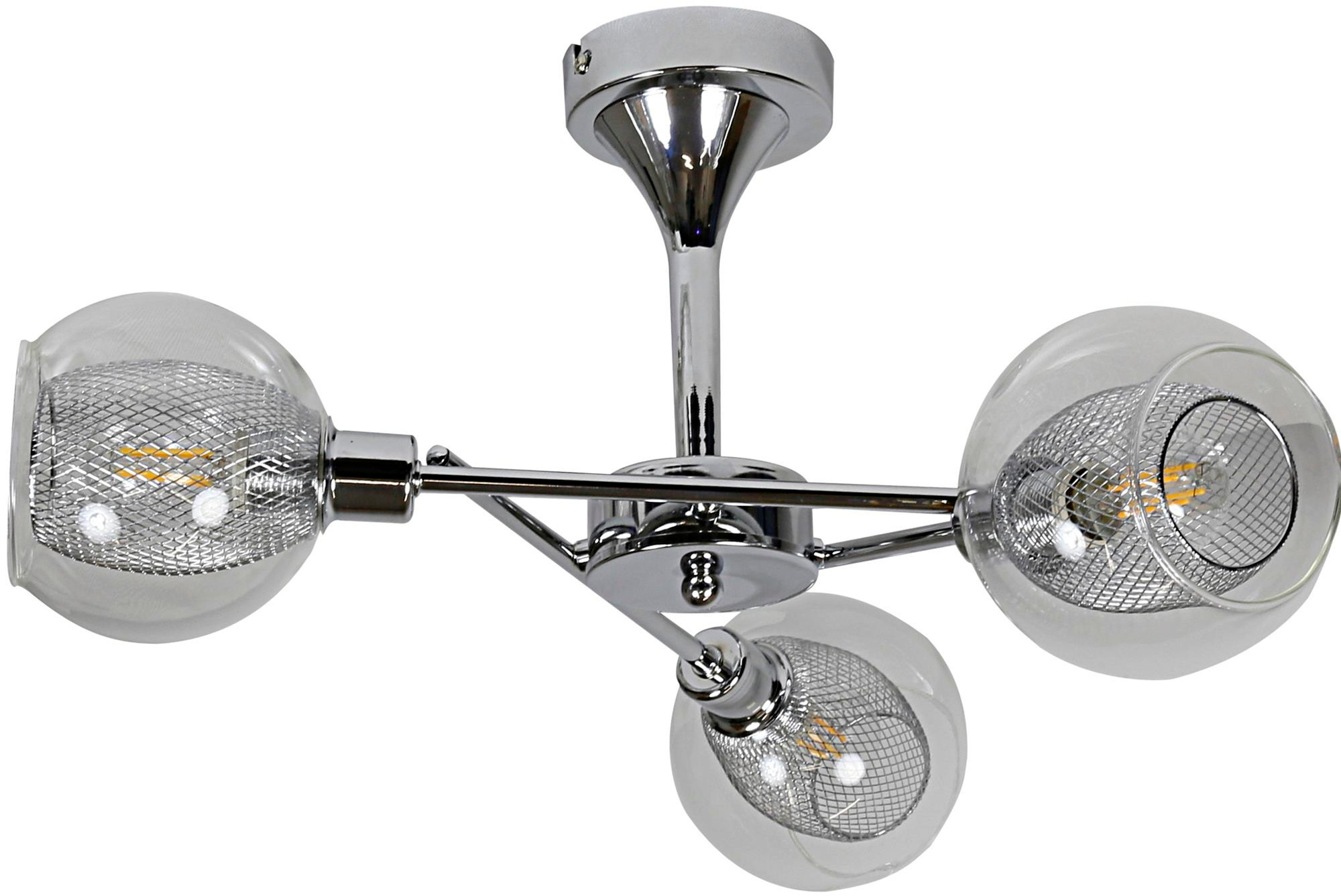 Candellux Ozzo plafonnier 3x40 W chrome 33-72214