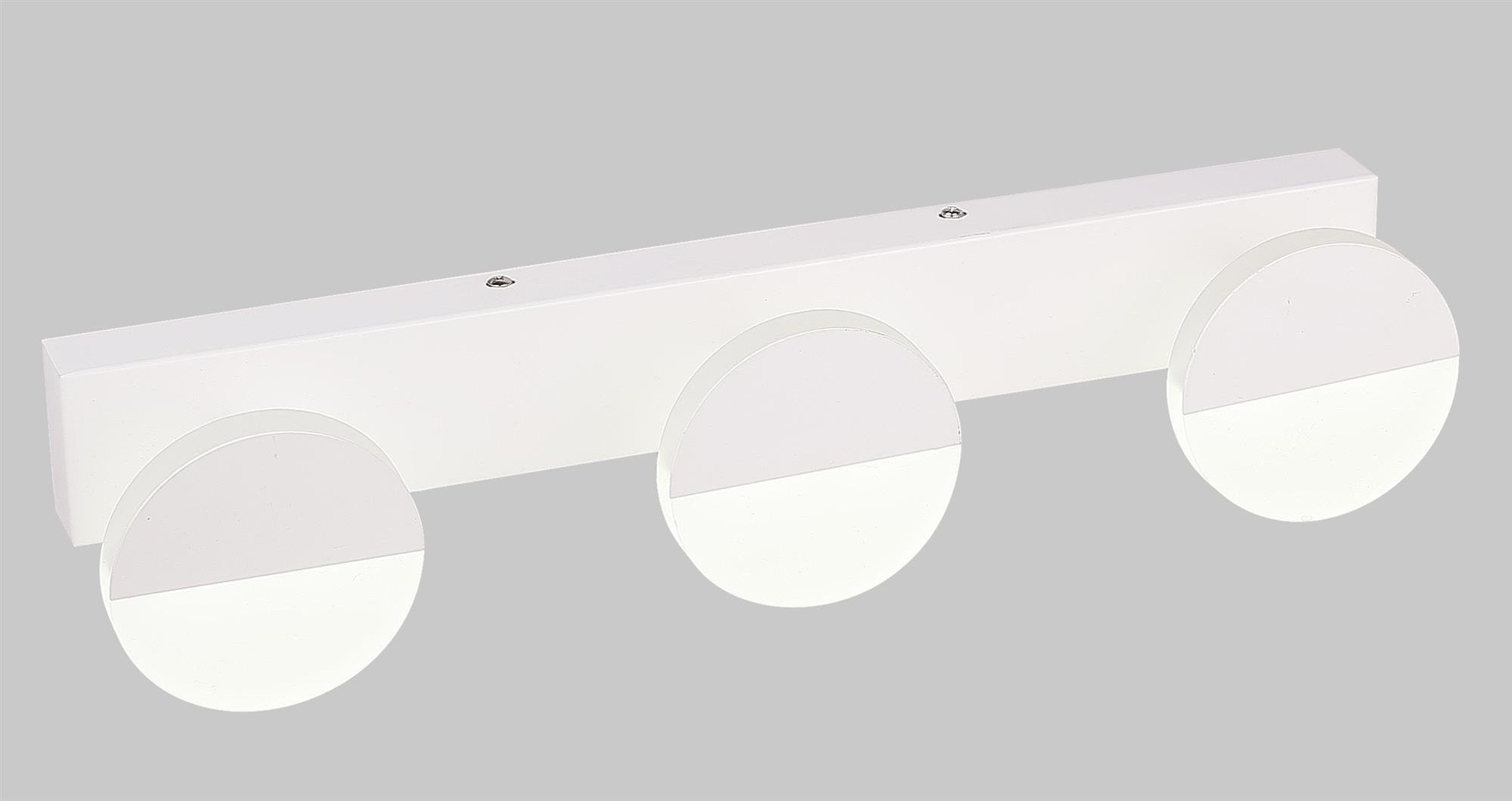 Candellux Sing applique murale 3x3 W blanc 23-72818
