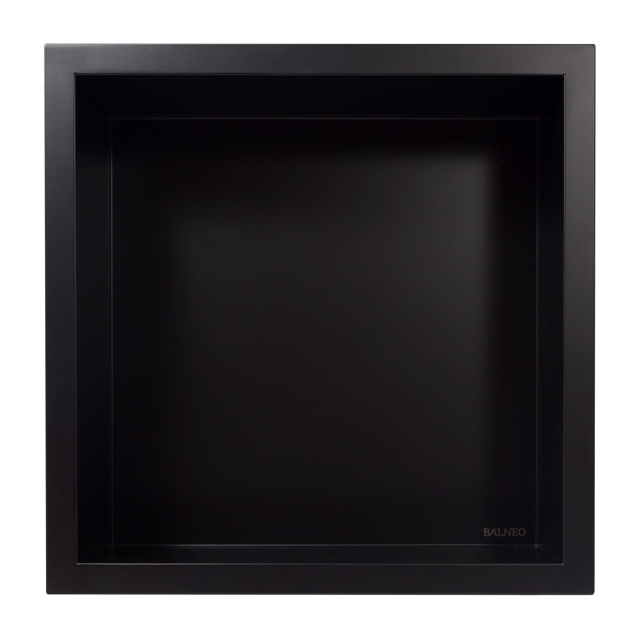 Balneo Wall-Box One Black étagère encastrée 30 cm noir OB-BL2