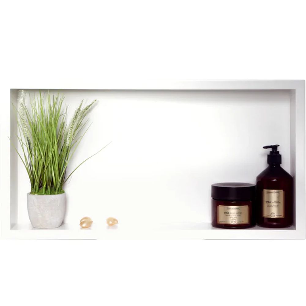 Balneo Wall-Box One White étagère encastrée 60 cm blanc OB-WH4