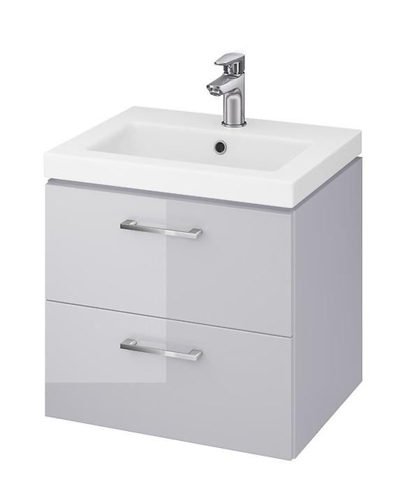 Cersanit Lara lavabo avec meuble 49.4 cm grise S801-212-DSM