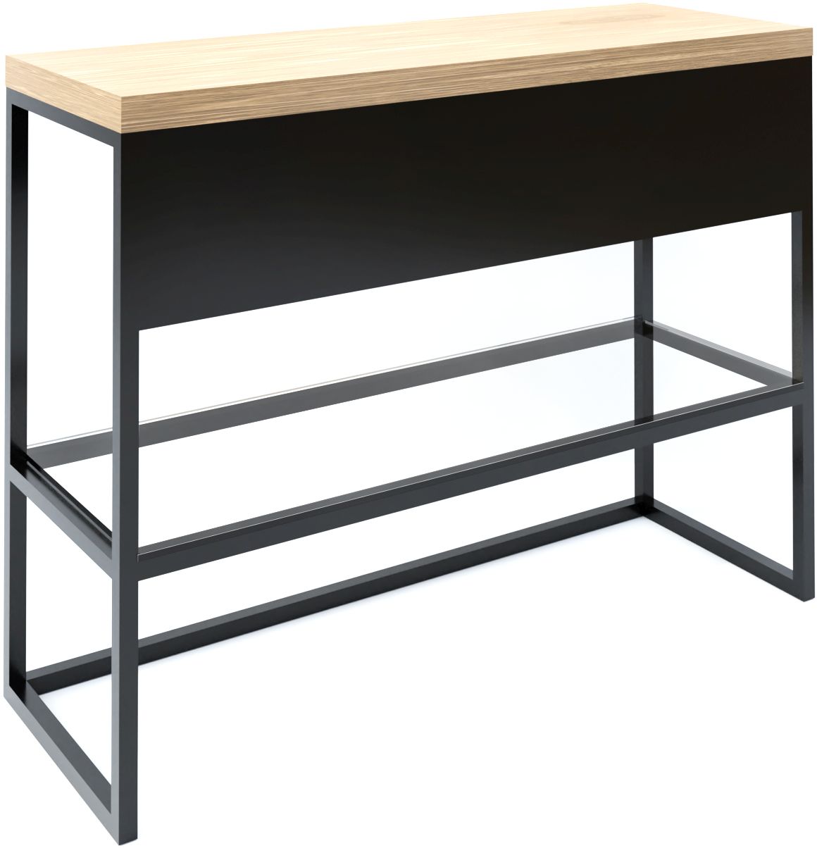 Baltica Design Trine console 60x40x75 cm noir-chêne 5904107906317