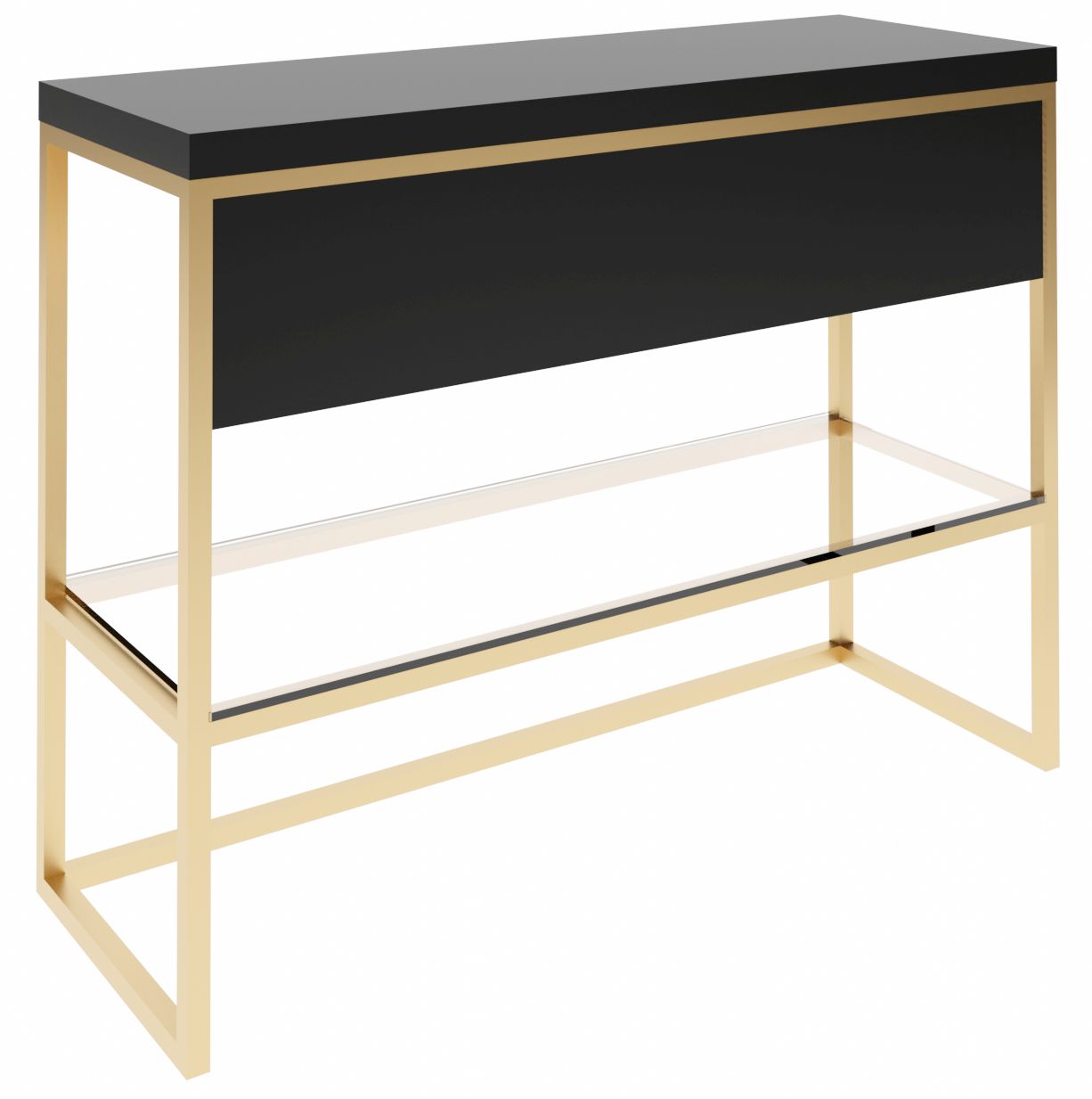 Baltica Design Trine console 100x40x75 cm noir-doré 5904107906379