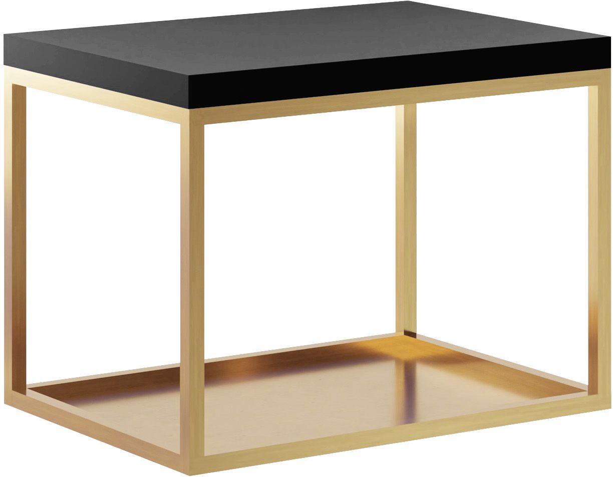 Baltica Design Hege console 75x35x45 cm noir-doré 5904107906560