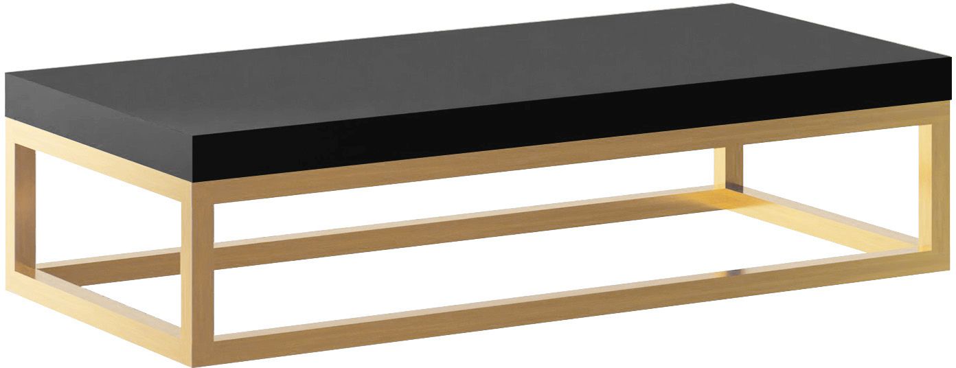 Baltica Design Bente console 75x43x17 cm noir-doré 5904107906652
