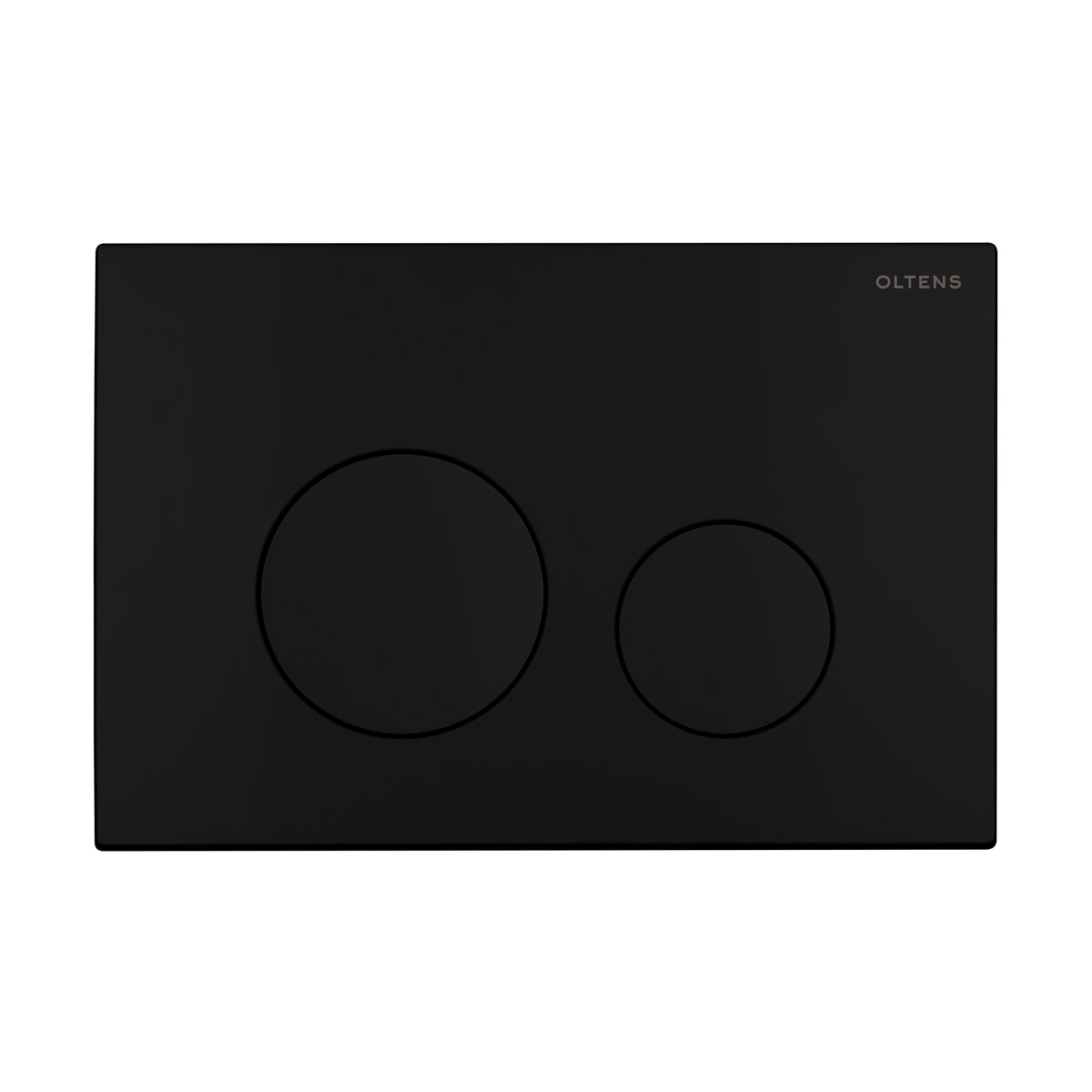 Oltens Lule bouton de chasse d'eau pour WC noir mat 57104300