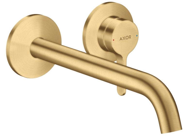 Axor One mitigeur de lavabo encastrée doré 48120250