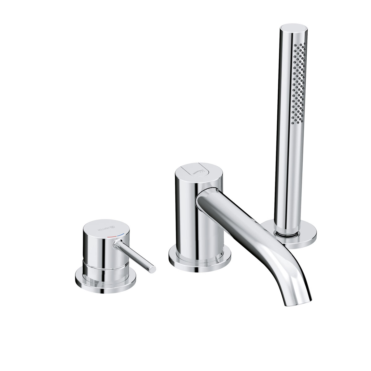 Kludi Bozz mitigeur bain-douche pour baignoire chrome 384480576