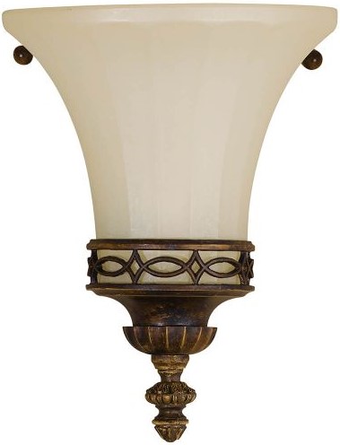 Elstead Lighting Drawing Room applique murale 1x60 W marron-crème FE-DRAWING-ROOM-WU2