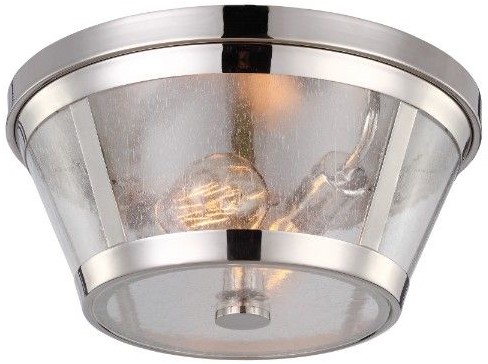 Elstead Lighting Harrow plafonnier 2x60 W nickel FE-HARROW-F