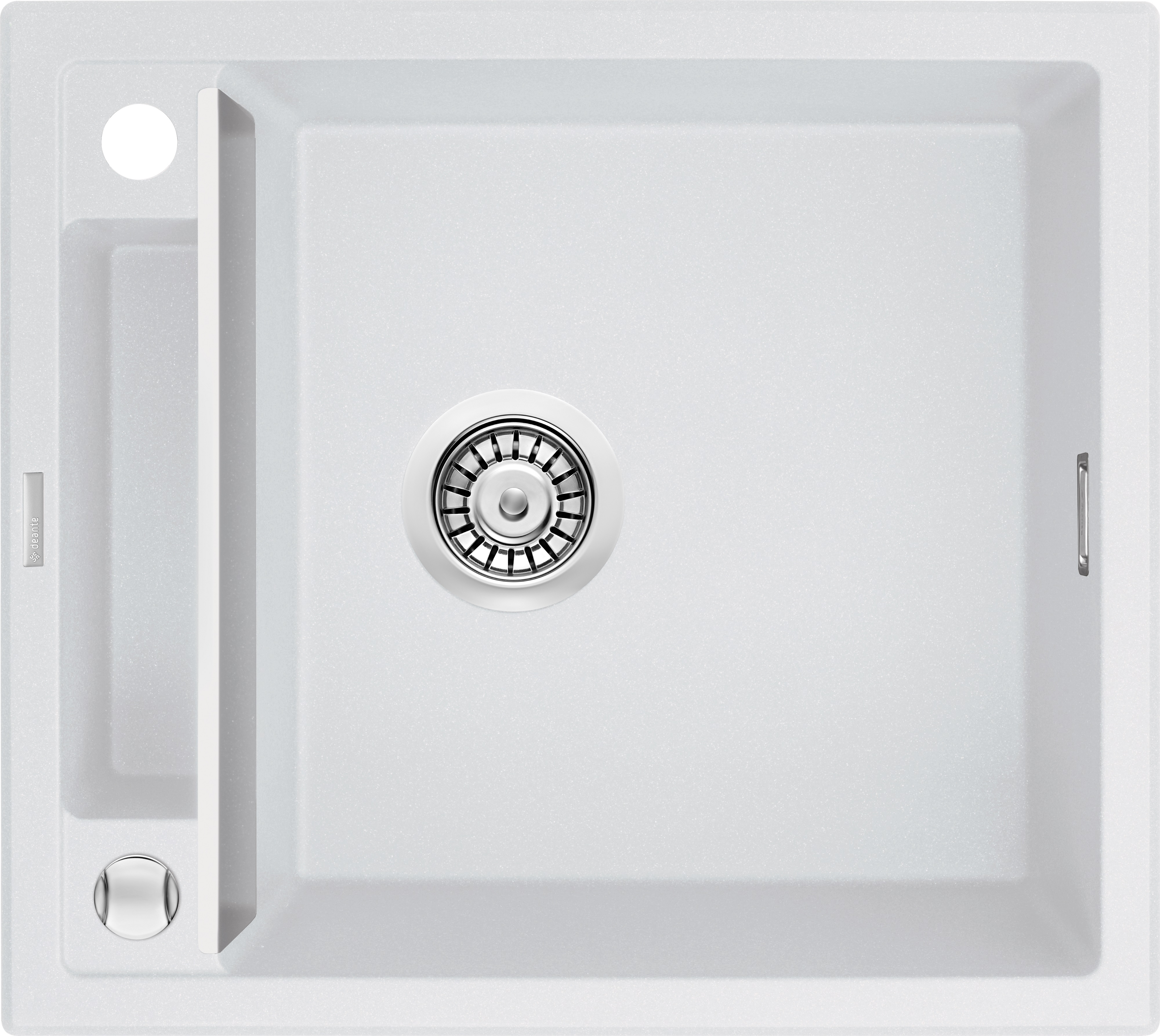 Deante Magnetic évier en granit 56x50 cm blanc ZRM_A103