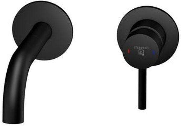 Steinberg 100 mitigeur de lavabo encastrée noir 10018043S