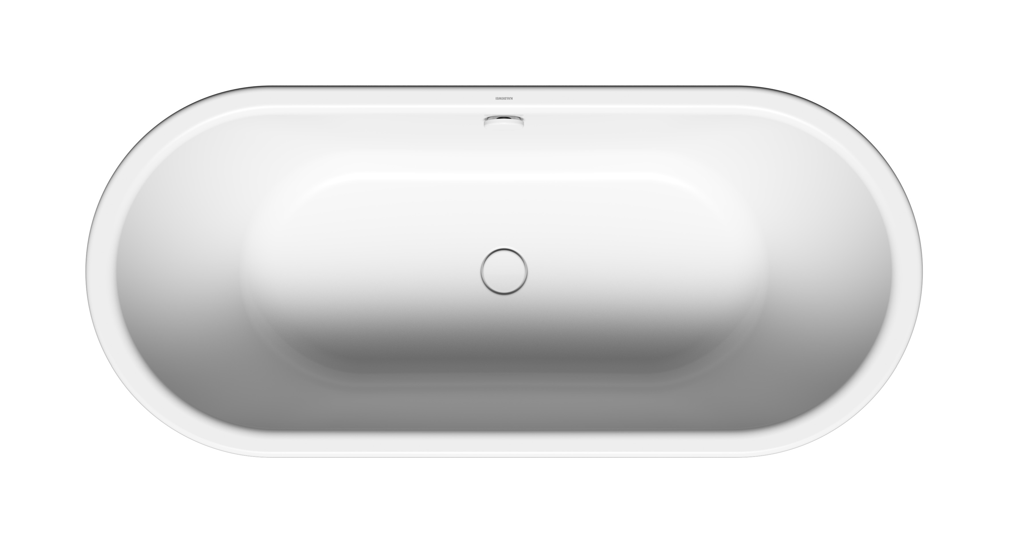 Kaldewei Meisterstück Classic Duo Oval baignoire autoportante 170x75 cm ovale blanc 200142063001