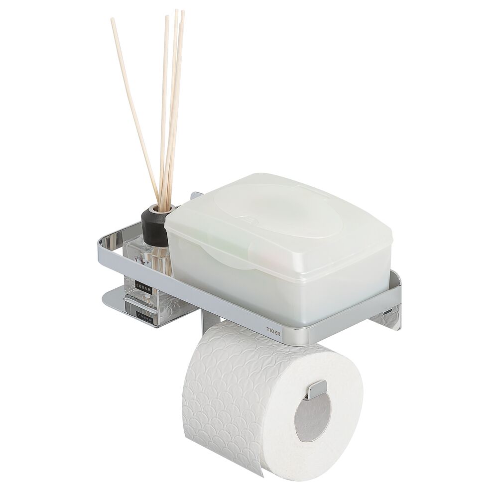 Tiger Caddy porte-papier toilette chrome 1401430346