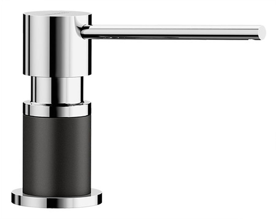 Blanco Lato distributeur de savon 300 ml chrome-noir 526177