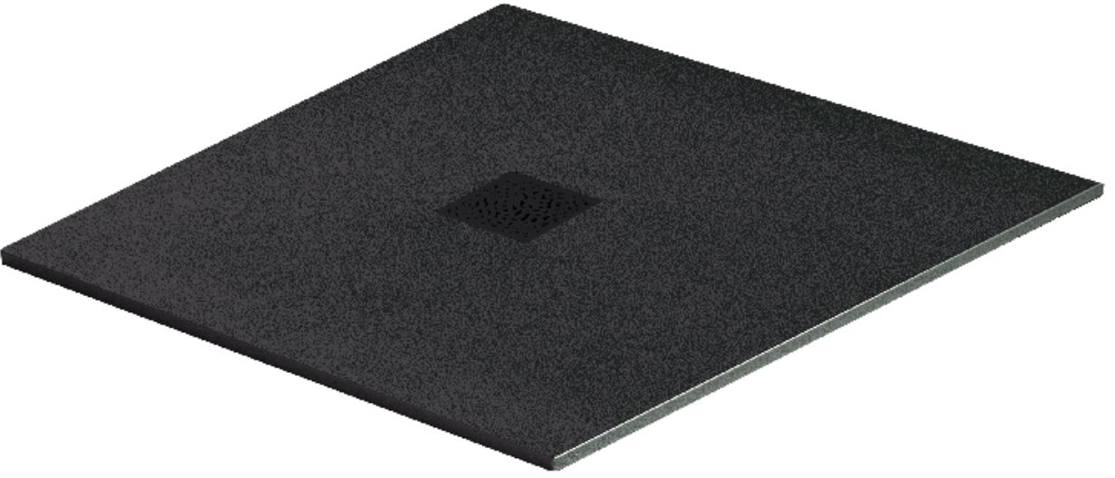 Excellent Arda receveur de douche carré 90x90 cm noir BREX.1502.090.090.BLN