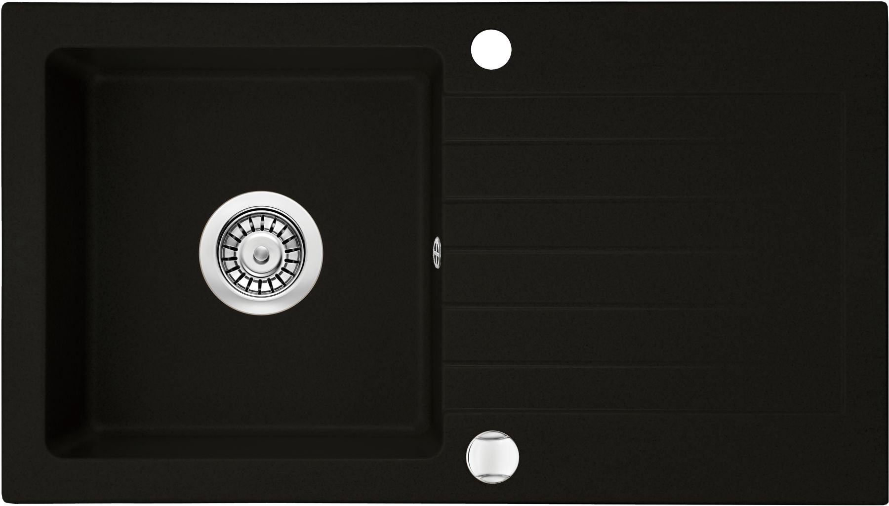Deante Zorba évier en granit 76x44 cm noir ZQZ_N113