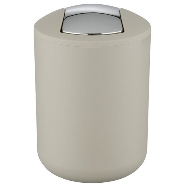 Wenko Brasil poubelle 2 l chrome-beige 21221100