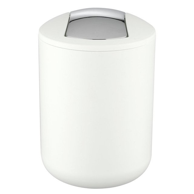 Wenko Brasil poubelle 2 l chrome-blanc 21206100