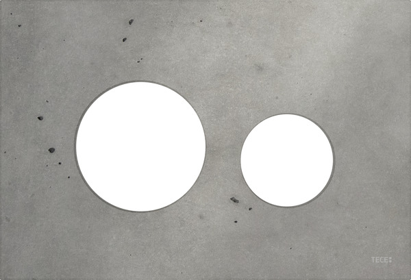 Tece Loop plaque de commande de chasse d'eau pour WC || 9240614