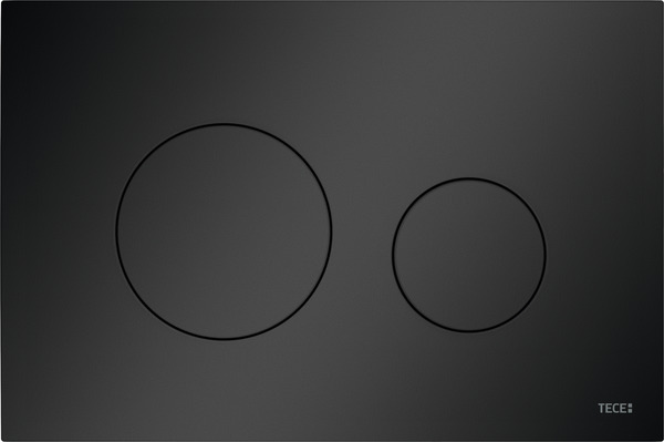 Tece Loop bouton de chasse d'eau pour WC noir 9240925