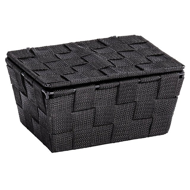 Wenko Adria panier de salle de bain noir 22197100