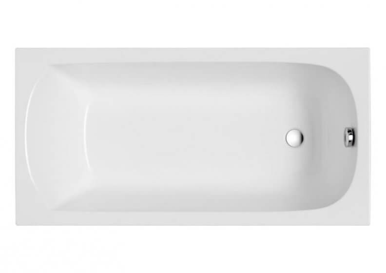 Polimat Classic Slim baignoire rectangulaire slim 140x70 cm blanc 00285