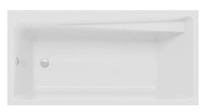 Polimat Elza baignoire rectangulaire 160x75 cm blanc 00024