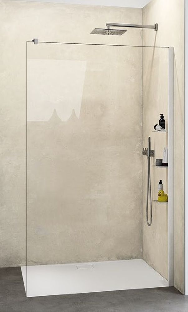 Huppe Select+ paroi de douche 100 cm argenté mat/verre transparent SL0204.087.322