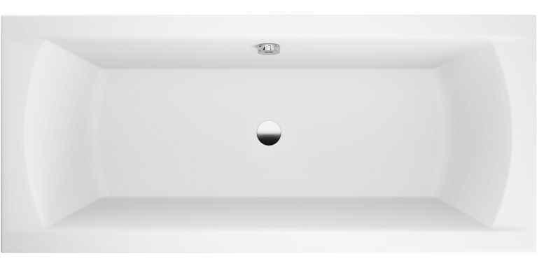 Polimat Ines baignoire rectangulaire 170x75 cm blanc 00710