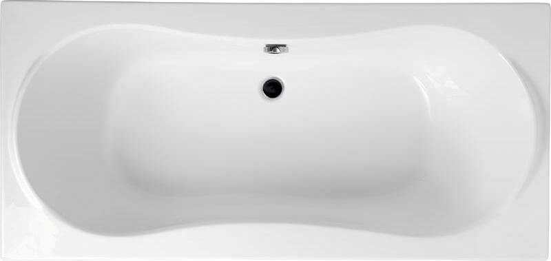 Polimat Long baignoire rectangulaire 180x80 cm blanc 00429