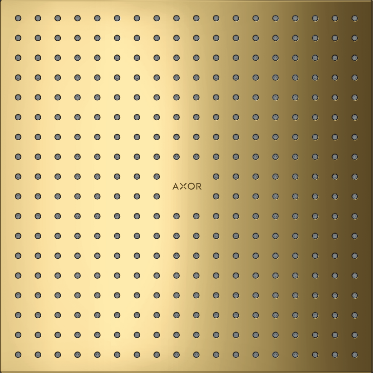 Axor ShowerSolutions douche à effet de pluie 30x30 cm carrée doré 35317990