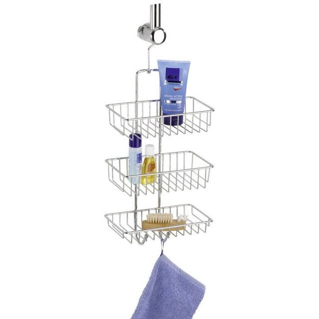 Wenko Nivala panier de salle de bain chrome 15888100