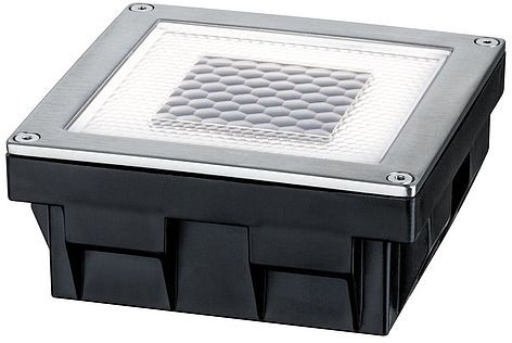Paulmann Solar Cube lampe de sol 1x0.24 W acier-transparent 93774