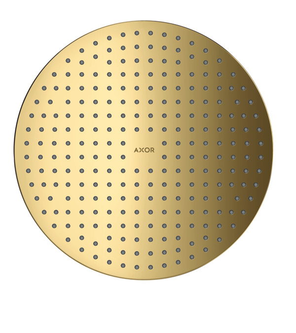 Axor ShowerSolutions douche à effet de pluie 30x30 cm ronde doré 35302990