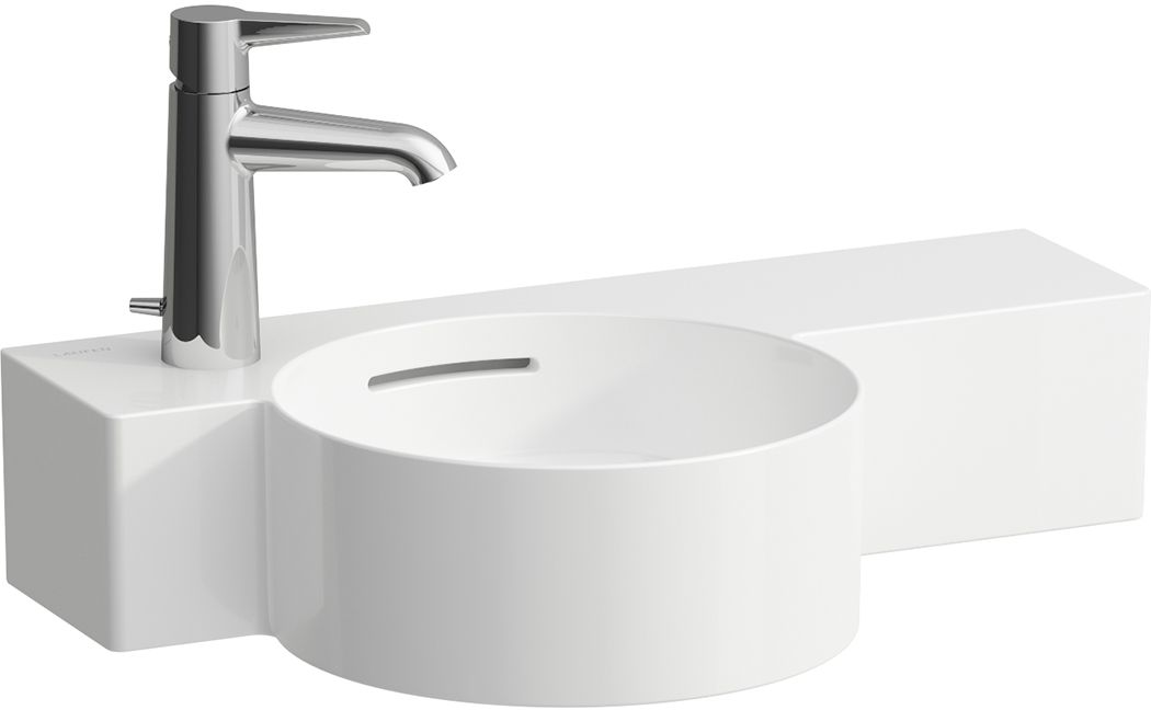 Laufen Val lavabo 55x31.5 cm semi-circulaire classique blanc H8152830001051