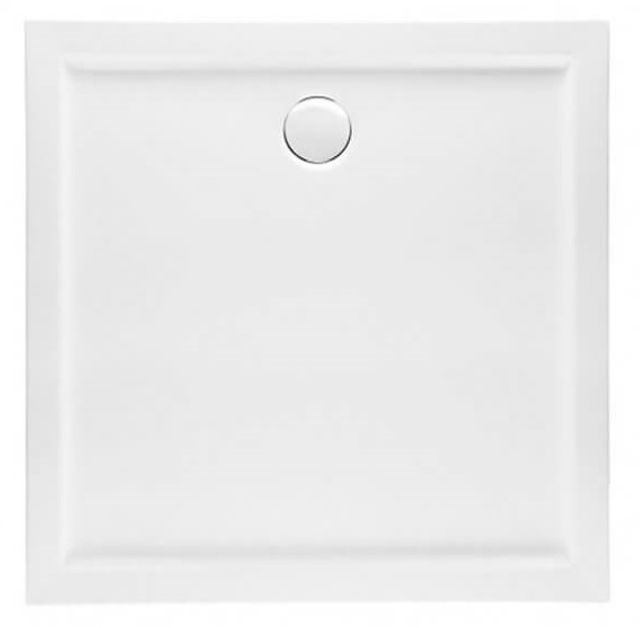 Polimat Goliat receveur de douche carré 90x90 cm blanc 00490