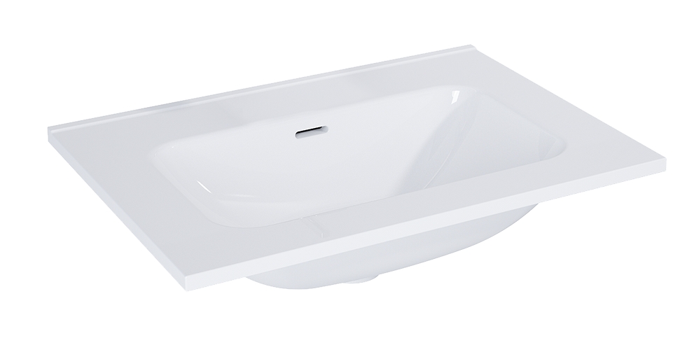 Elita Skappa lavabo 61x46 cm rectangulaire de meuble blanc RE040600068060