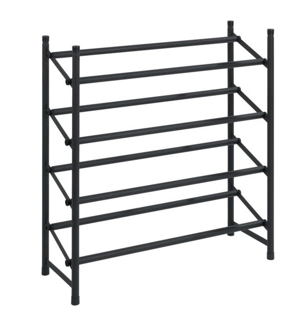 Wenko organisateur pour chaussures 62x23x68 cm noir 50602100