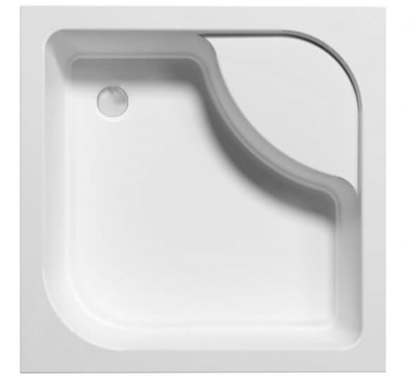 Polimat Tenor receveur de douche carré 80x80 cm blanc 00326