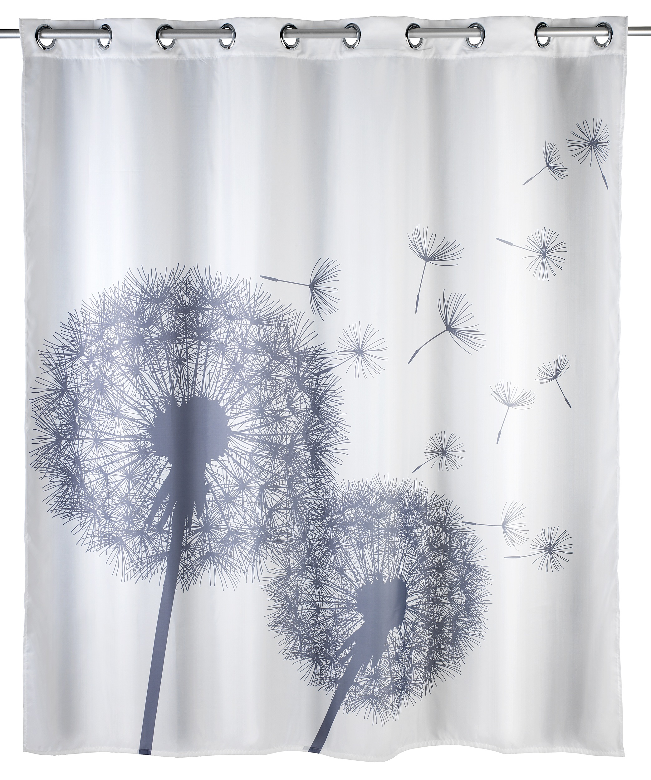 Wenko Astera rideau de douche 200x180 cm blanc-bleu 22493100