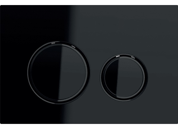 Geberit Sigma50 bouton de chasse d'eau pour WC noir 115.651.SJ.1