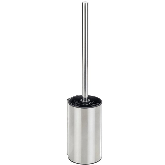 Wenko Detroit brosse wc adhésif argenté 23355100