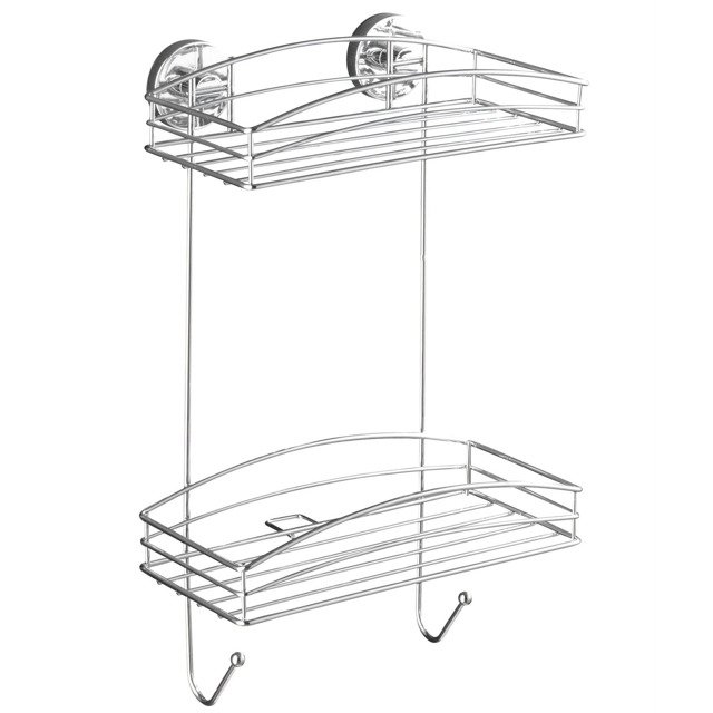 Wenko Vacuum-Loc rund Stah étagère 26 cm 20886100