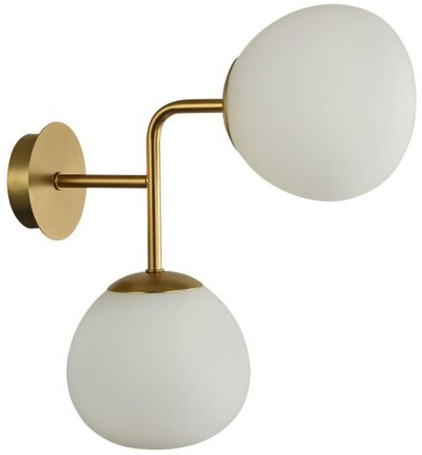 Maytoni Erich applique murale 2x40 W blanc-doré MOD221-WL-02-G