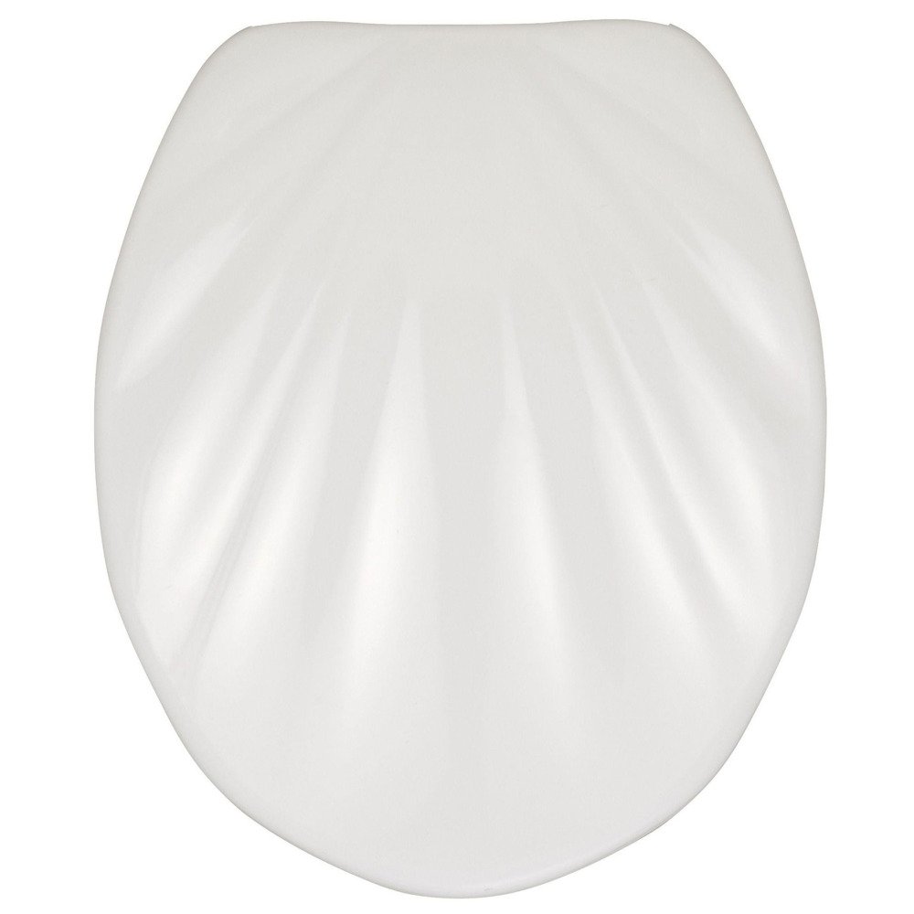 Wenko Seashell abattant de wc à descente amortie blanc 18442100
