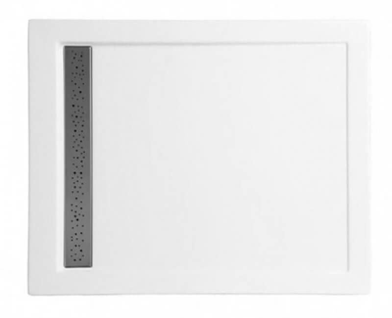 Polimat West receveur de douche rectangulaire 100x80 cm blanc 00136