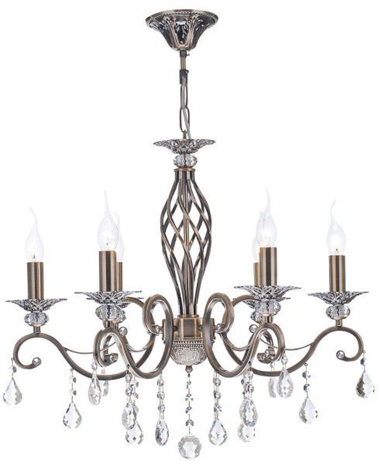 Maytoni Grace lampe suspendue 6x60 W marron RC247-PL-06-R