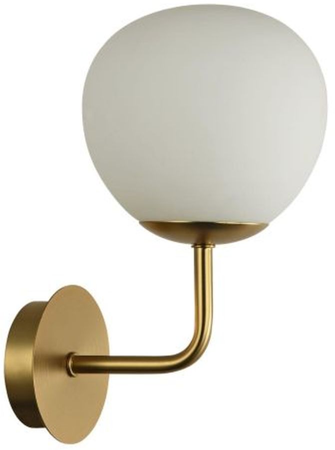 Maytoni Erich applique murale 1x40 W blanc-doré MOD221-WL-01-G