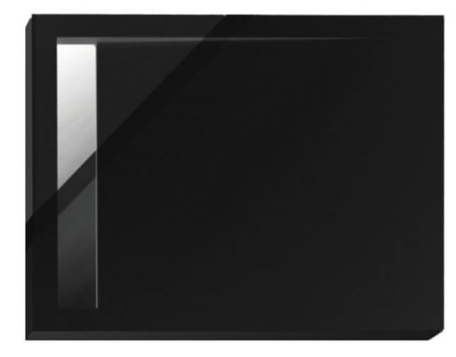 Polimat West New receveur de douche rectangulaire 120x100 cm noir 00327